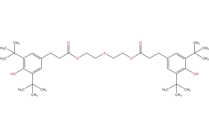3,5-Bis(1,1-dimethylethyl)-4-하이드 록시 벤젠 페로 판 산 thiodi-2,1-탄 디일 에스테르