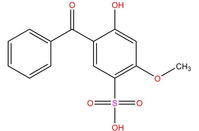 2-Hydroxy-4-methoxy-benzophenone-5-sulphonic 산