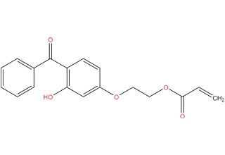 2-(4-Benzoyl-3-hydroxyphenoxy) 에틸 아크릴레이트; 2-Hydroxy-4-(acryloxyethyoxy) benzophenone