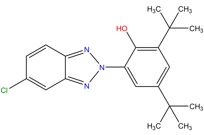2-(2 '-Hydroxy-3',5 '-디-t-부틸 페닐)-5-클로로벤조트리아졸