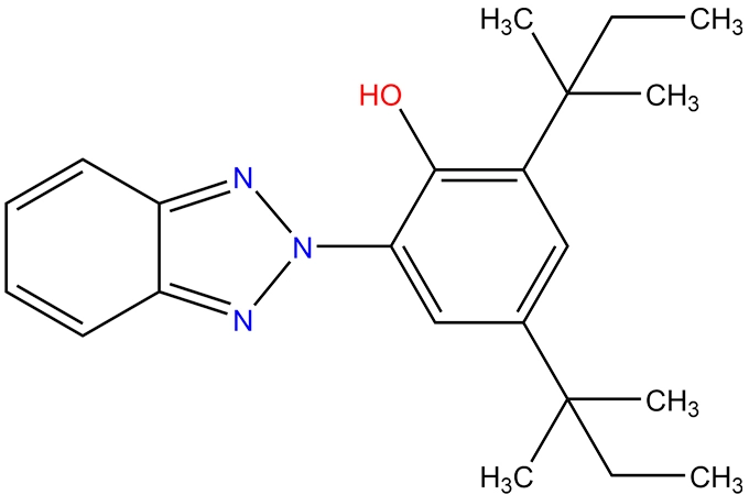 2-(2 '-hydroxy-3',5 '-di-t-amylphenyl)benzotriazole; 2-(2H-Benzotriazol-2-yl)-4,6-디 테르 트 펜틸 페놀
