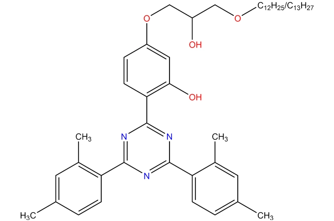 2-(4,6-bis(2,4-디메틸 페닐)-1,3,5-트리 아진-2-일)-5-하이드 록시 페놀과 ((C10-16, C12-13 알키옥시가 풍부한) 메틸) 옥시란의 반응 생성물