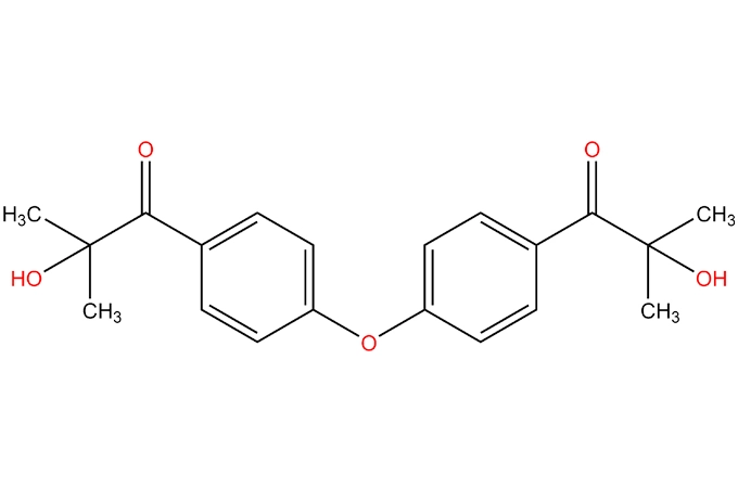 Difunctional alpha hydroxy ketone type I 광 개시제 2-Hydroxy-1-[4-(2-하이드 록시-2-메틸 프로 피오닐) 페녹시] 페닐]-2-메틸 프로파 논
