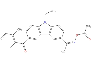 [1-[9-에틸-6-(2-메틸 벤조 일) carbazol-3-yl] 에틸 리덴 아미노] 아세테이트