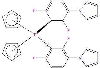 Bis (cyclopentadienyl) bis [2,6-디플루오로-3-(1-피릴) 페닐 티타늄