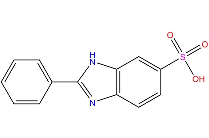 2-phenyl-1H-benzimidazole-5-sulphonic 산