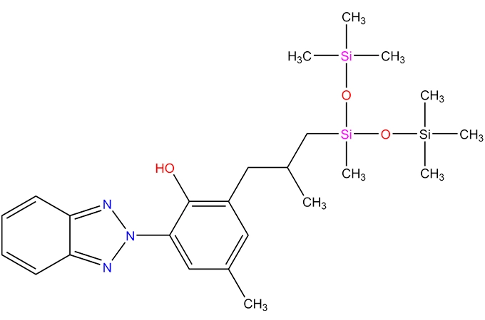 2-(benzotriazol-2-yl)-4-메틸-6-[2-메틸-3-[메틸-비스 (트리메틸 실릴) 실릴] 프로필] 페놀